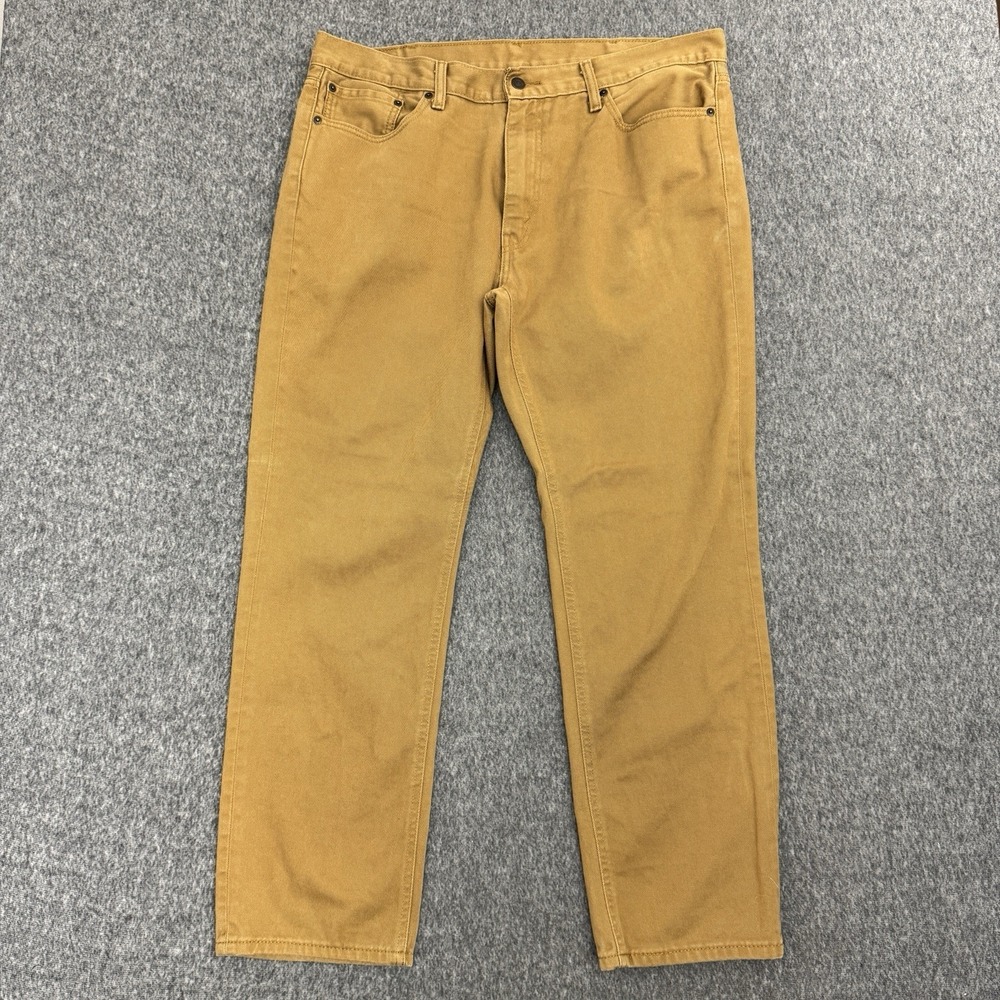 Levi's‎ 541 Athletic Taper Stretch Tan Khaki Mens 38x32 Pants
